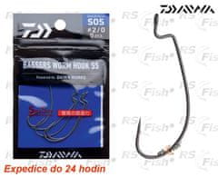 Daiwa Háček Bassers Wormhook SOS 4/0 - 16509-140