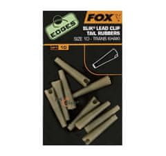 Jsa Fish FOX FOX Edges Safety Lead Clip Tail Rubbers - size 10 CAC480