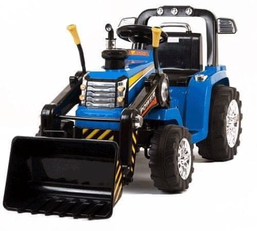 Super-Toys NEJVYKONNĚJŠÍ TRAKTOR S LOBOU A DÁLKOVÝM OVLÁDÁNÍM 12V DVA P