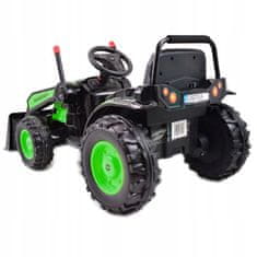 Super-Toys MEGA TRAKTOR S LOŽÍCÍ - NAKLADAČ. MĚKKÁ SEDADLA