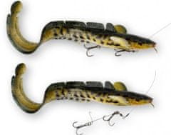 Savage Gear Mník 3D Burbot - barva Firetiger 250 mm - 53825