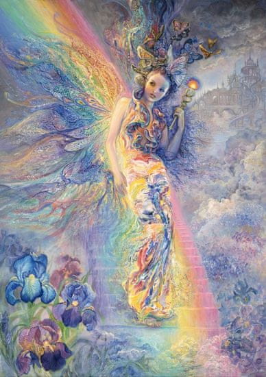 Grafika Puzzle Josephine Wall - Iris, Keeper of the Rainbow 1500 dílků