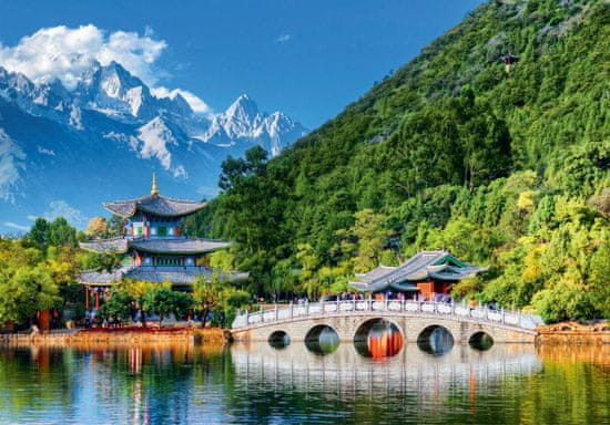 Grafika Puzzle Jade Dragon Snow Mountain 1000 dílků