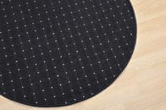 Kusový koberec Udinese antracit kruh 57x57 (průměr) kruh