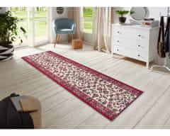 Hanse Home Běhoun Basic 105494 Red Creme 80x200