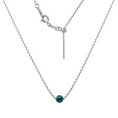NUBIS Ocelový opálový náhrdelník - kulička 5 mm
