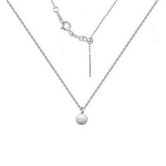 NUBIS Stříbrný náhrdelník s drobým opálem