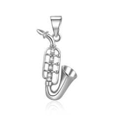 NUBIS Stříbrný přívěšek saxofon