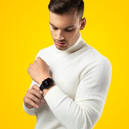 Chytré hodinky Niceboy WATCH Lite 3 výkonné chytré hodinky Bluetooth 5.0 notifikace z telefonu Android iOS dlouhá výdrž baterie monitoring spánku SpO2 měření tepu měření tlaku TFT displej výkonné dostupné hodinky sportovní režimy ovládání hudebního přehrávače sledování menstruačního cyklu okysličení krve, kondice, aktivity, kroky, kalorie, vzdálenosti, česká aplikace, měření spánku, multi sport