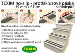 Texim Samolepící protiskluzová páska 19mmx61cm 5KS