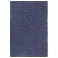 Greatstore Koberec obdélníkový námořnická modrá 80 x 160 cm bavlna