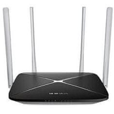 Mercusys AC12 1200Mbps Wireless AC Router, 2T2R, 2.4/5GHz, 802.11b/g/n/ac, 1 10/100M WAN + 4 10/100M LAN, 4 fixed anten.