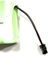 YUNIQUE GREEN-CLEAN 1 kus 9.6V 2400mAh Ni-MH AA dobíjecí baterie s sm-2P 2Pin konektorem pro RC nákladní automobily vozidla