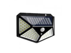 commshop Solární čtyřstranné LED osvětlení s pohybovým senzorem