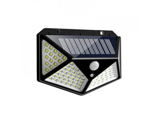 AUR Solární čtyřstranné LED osvětlení s pohybovým senzorem