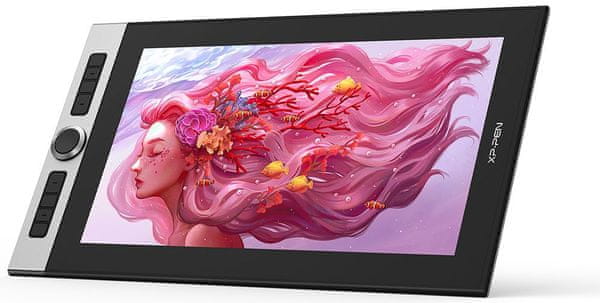 Grafický tablet XPPen Innovator 16 (ID160F) Full HD rozlišení 1920 x 1080 8192 úrovní tlaku artist umělecká tvorba práce náklon 60 stupňů