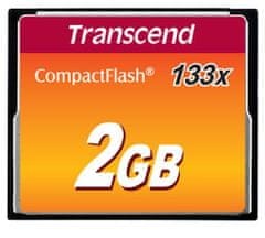 Transcend 2GB CF (133X) paměťová karta (MLC)