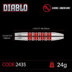 Winmau Šipky Steel Diablo - Torpedo - 24g