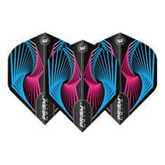 Winmau Letky Prism Delta - Spiral - Blue & Pink W6915.239