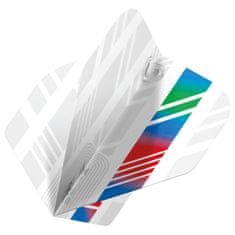 Winmau Letky Prism Delta - White, Blue, Red & Green W6915.243