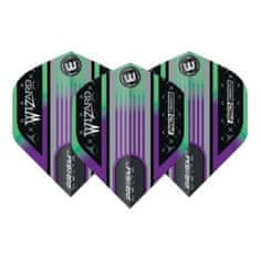 Winmau Letky Prism Delta - Simon Whitlock - Wizard - Rainbow & Silver W6915.250