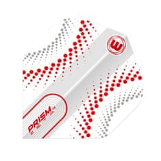 Winmau Letky Prism Zeta - Circles - White & Red W6915.316