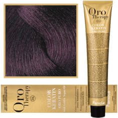 Fanola Oro Therapy Color Keratin Oro Puro 100ml barva na vlasy bez amoniaku 4.2