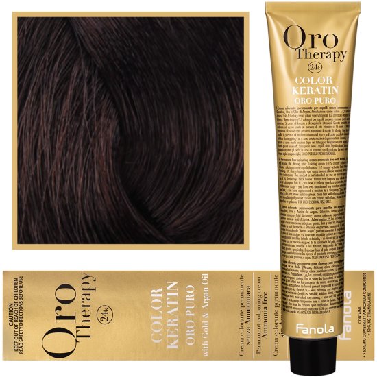 Fanola Oro Therapy Color Keratin Oro Puro 100ml barva na vlasy bez amoniaku Blue