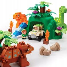 Ecoiffier Ecoiffier Klocki Abrick Dinosaur Land 87 Eleme