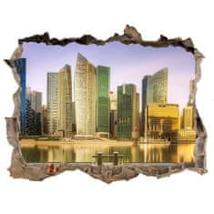 Wallmuralia Fototapeta díra na zeď 3D nálepka Singapur 120x81 cm