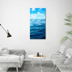 Wallmuralia Vertikální Foto obraz sklo tvrzené Mořská voda 60x120 cm 4 úchytky