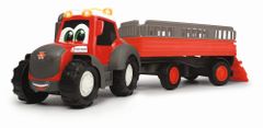 Dickie ABC Traktor Massey Ferguson s přívěsem 30 cm