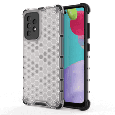 IZMAEL Honeycomb pouzdr pro Samsung Galaxy A52 5G/Galaxy A52 4G/Galaxy A52s 5G - Transparentní KP10007