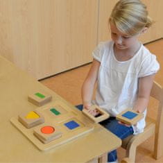 Masterkidz Masterkidz Sensory Sorter Dřevěné tvary a