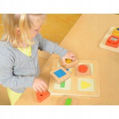 Masterkidz Masterkidz Sensory Sorter Dřevěné tvary a