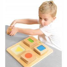 Masterkidz Masterkidz Sensory Sorter Dřevěné tvary a