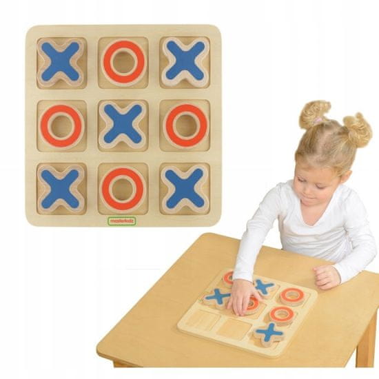 Masterkidz Masterkidz Tic-Tac-Toe dřevěná hra pro děti