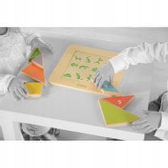 Masterkidz Masterkidz vzdělávací puzzle puzzle Tangram Lic