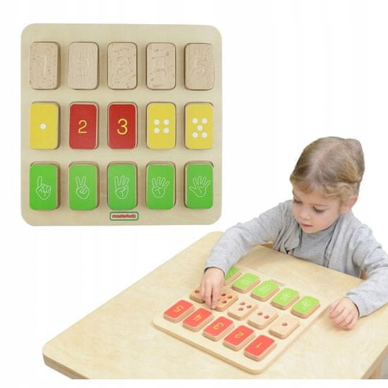 Masterkidz MASTERKIDZ Vzdělávací tabule Puzzle. Učení číslo