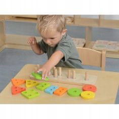 Masterkidz Masterkidz Wooden Shape Sorter Colorful Klo