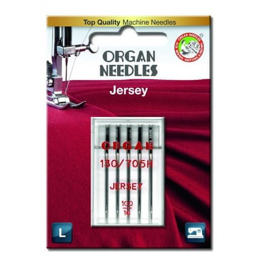 Organ jehla jersey 130/705H/100-5ks