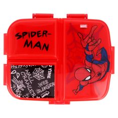 Stor Box na svačinu Spiderman Urban Web dělený XL