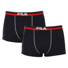 FILA 2PACK pánské boxerky tmavě modré (FU5020/2-321) - velikost M