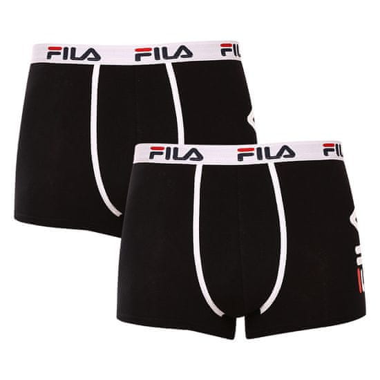 FILA 2PACK pánské boxerky černé (FU5040/2-200)