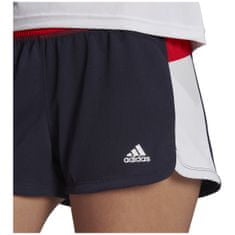 Adidas Dámské šortky PACER COLBLOCK M Tmavě modrá / Červená