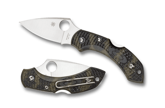 Spyderco C28ZFPGR2 Dragonfly 2 Lightweight Green Zome kapesní nůž 5,8 cm, zelená, syntetika