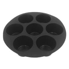 Northix Forma na muffiny do vzduchové fritézy - černá 