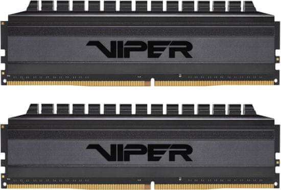 Patriot Viper 4 Blackout 64GB DDR4 3600MHz / DIMM / CL18 / 1,35V / Heat Shield / KIT 2x 32GB