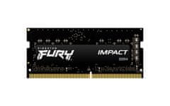 Kingston FURY Impact/SO-DIMM DDR4/16GB/2666MHz/CL16/1x16GB/Black