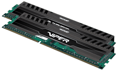 Patriot Viper 3/DDR3/16GB/1600MHz/CL9/2x8GB/Black